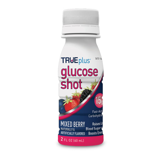TRUEplus™ Fast Energy Liquid Glucose Shot Dietary Supplement , 2-ounce bottle