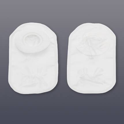 Pouchkins™ One-Piece Closed End Transparent Colostomy Pouch, up to 15mm Stomas