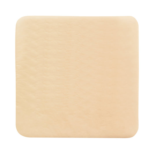 McKesson Lite Hydrocellular Foam Dressing w/ Silicone Adhesive w/o Border, 6 x 6