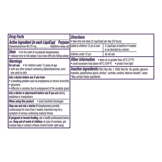 ZZZQUIL, LIQ CAP NIGHTTIME SLEEP AID (12/CT)
