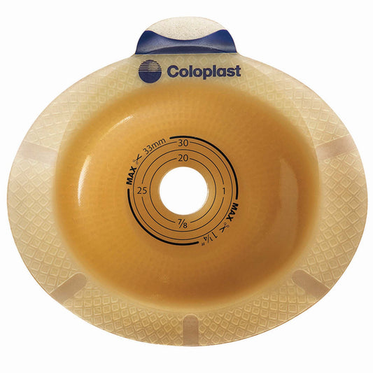 SenSura® Click Convex Light Ostomy Barrier, 35 mm Stoma Opening, Blue Match