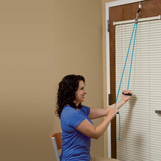 PULLEY, SHLDR THERAPY BLUE RNGR W/MTL BRCKT (50/CS