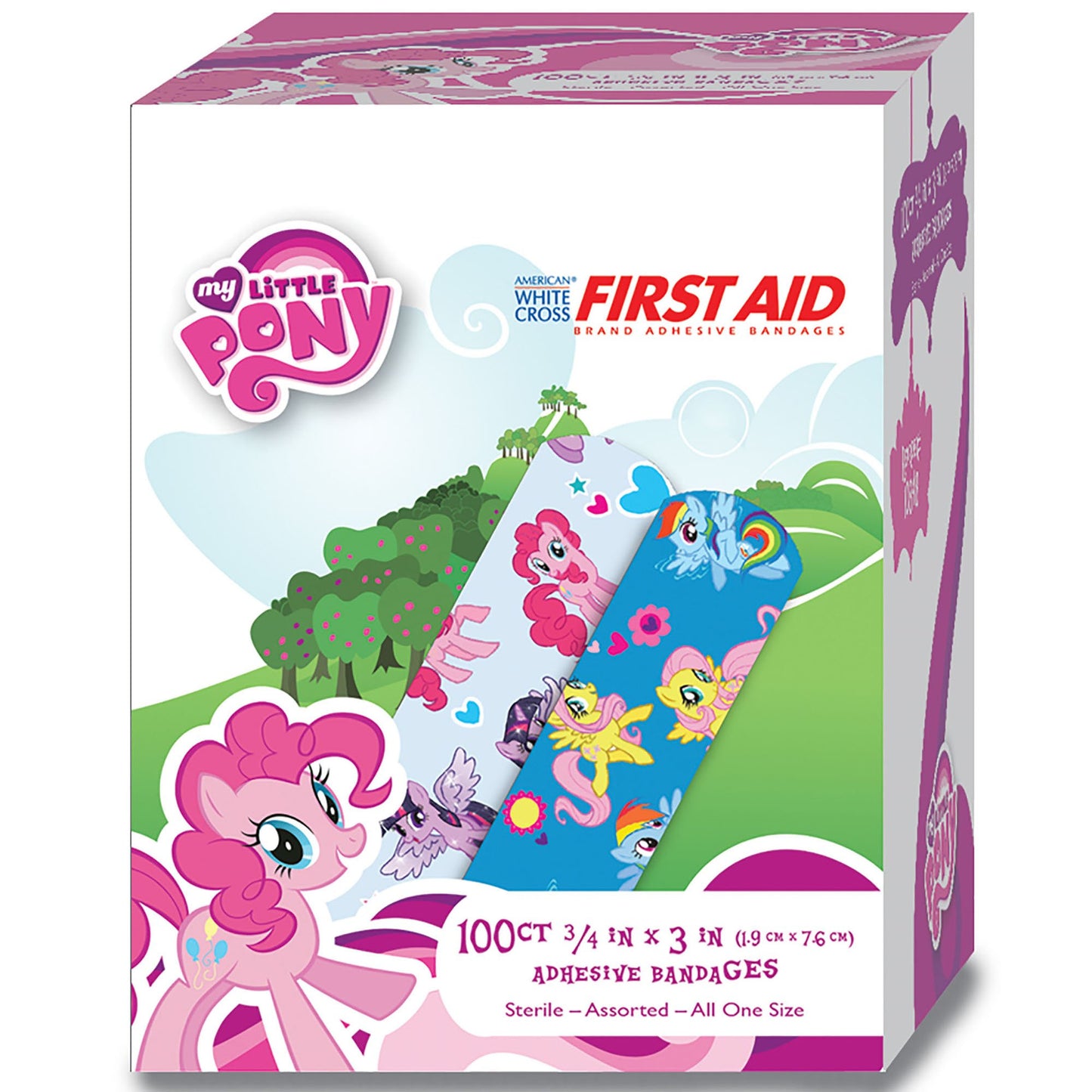 BANDAGE, ADHSV MY LITTLE PONY 3/4X3" (100/BX 12BX/CS)