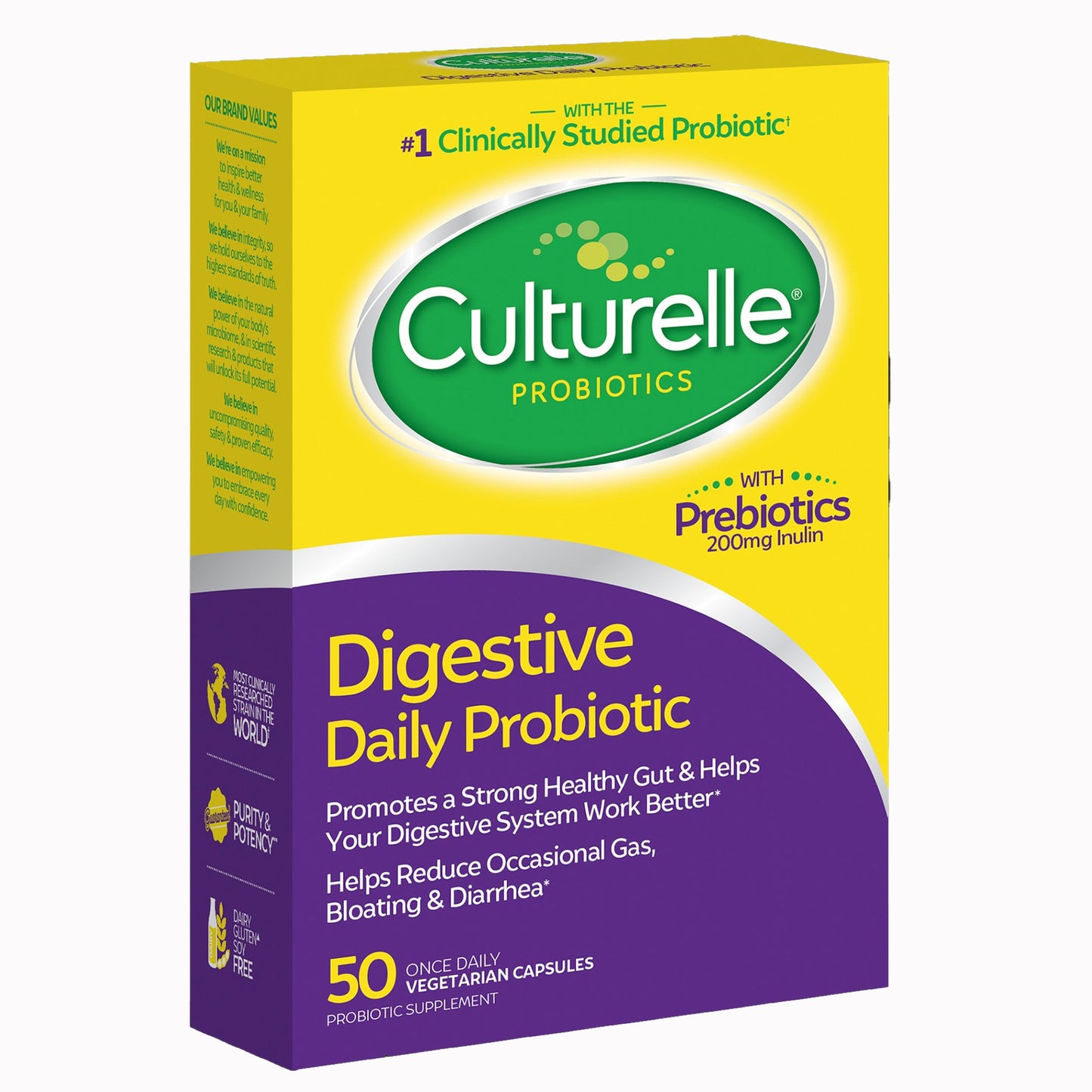 Culturelle® Digestive Daily Probiotic Capsules, 50 Capsules