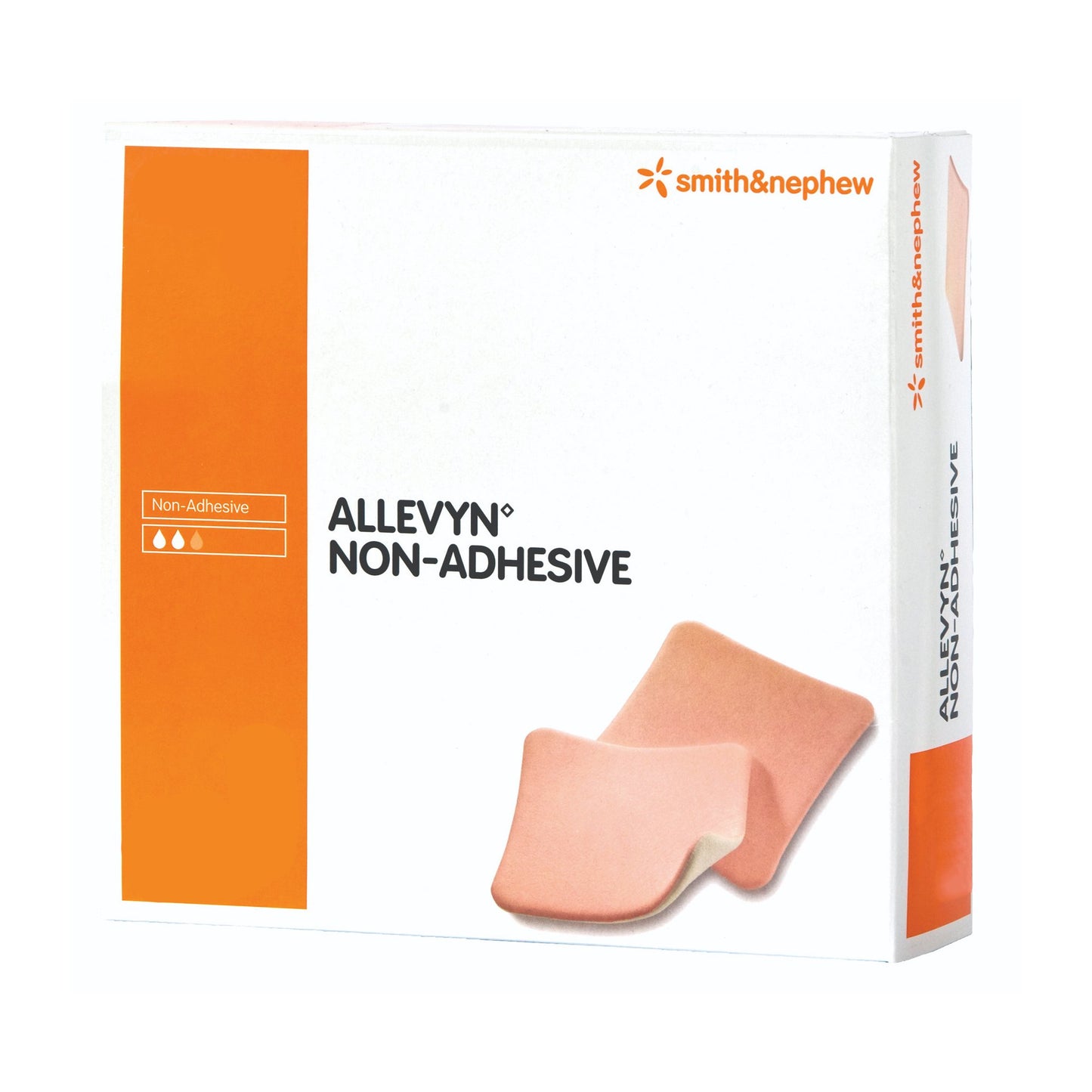 Allevyn Non-Adhesive without Border Foam Dressing, 6 x 6 Inch