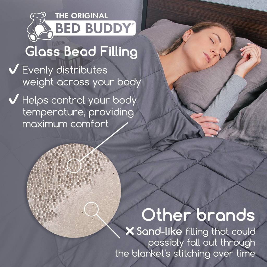 Bed Buddy Weighted Blanket 80" x 60" 17 lb