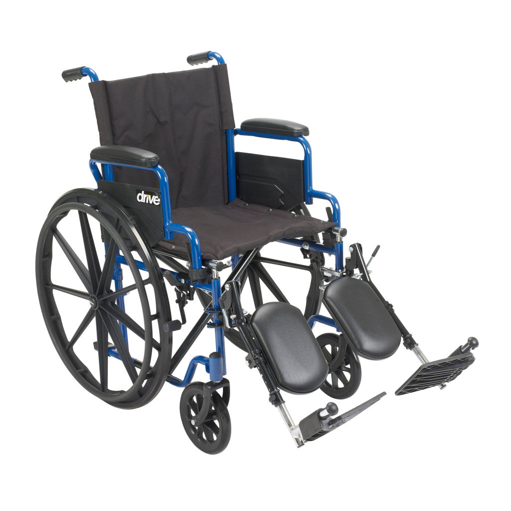 Drive Medical Blue Streak Wheelchair 300 lbs