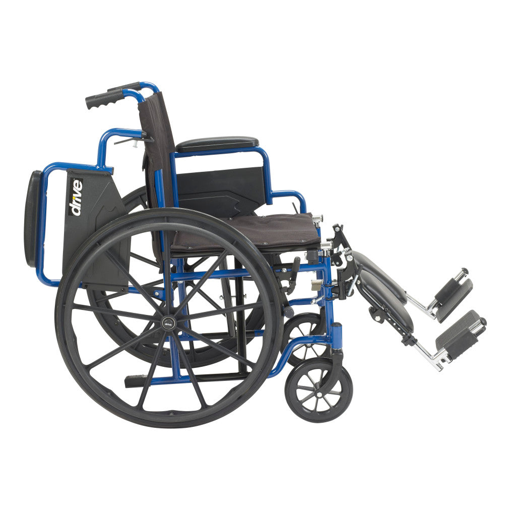 Drive Medical Blue Streak Wheelchair 300 lbs
