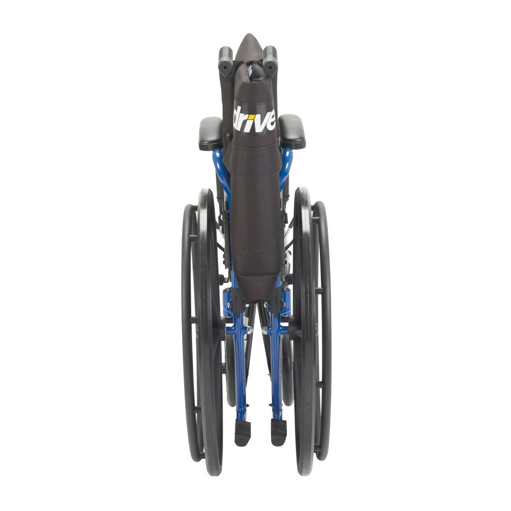 Drive Medical Blue Streak Wheelchair 300 lbs
