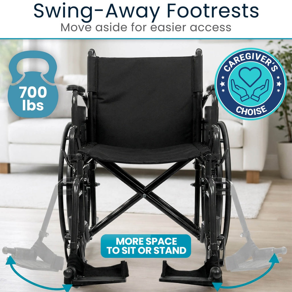 Vive Health Bariatric Wheelchair 700 lbs