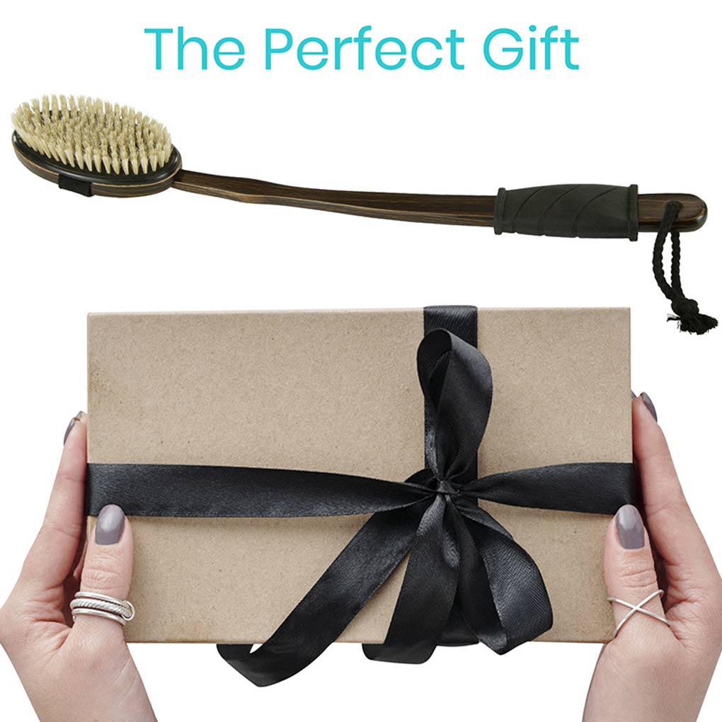 Vive Health Lotus Wood Body Brush Set