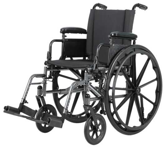 Costcare Millennium Lightweight Wheelchair CAL 20" with Elevating Legrests