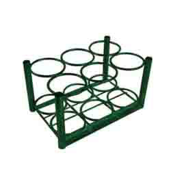 E Cylinder Rack, 6 cyl. capaci capacity