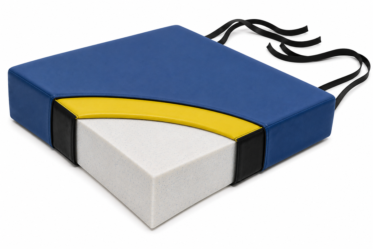 Skil-Care Wedged Foam Wheelchair Cushion