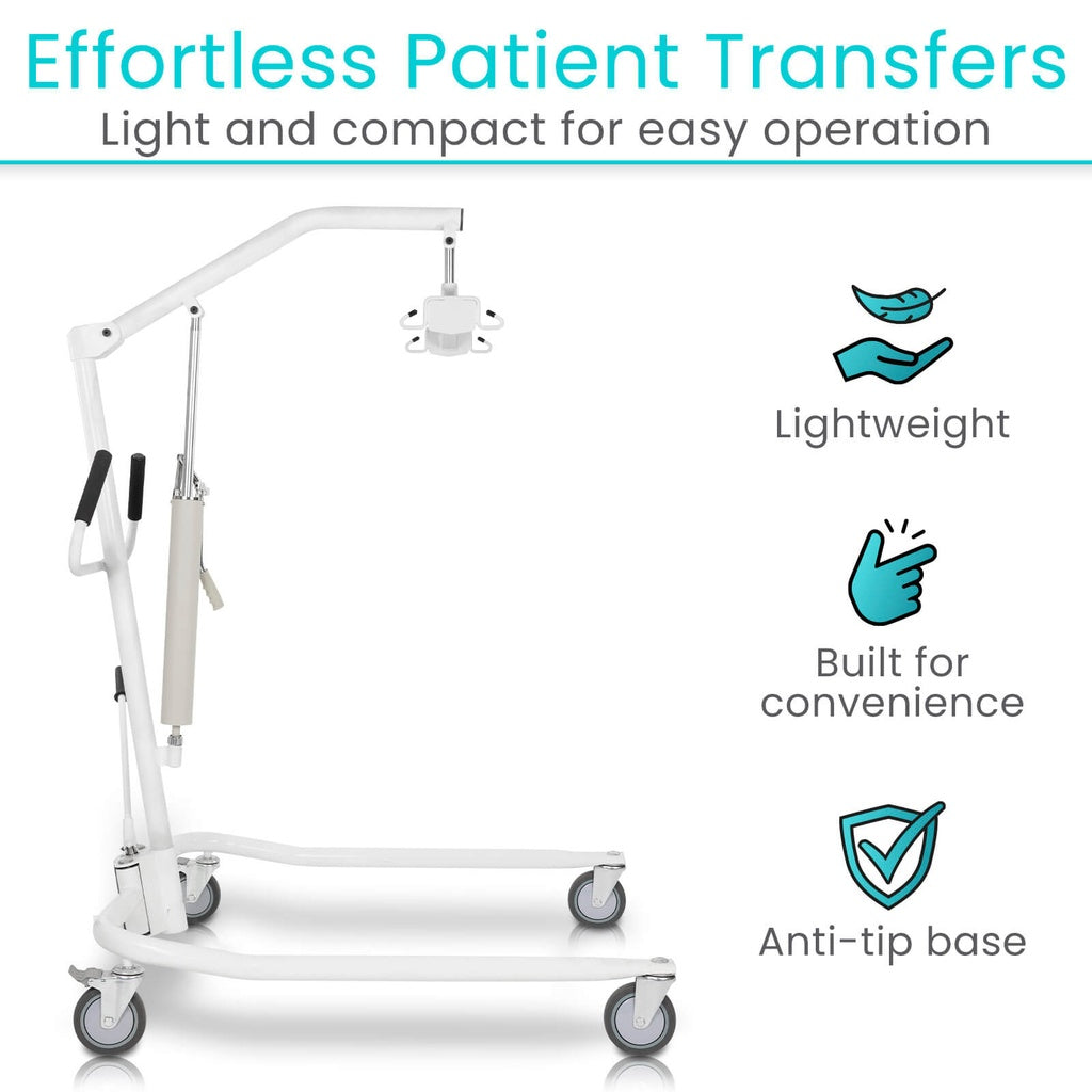 Vive Health Core Hydraulic Patient Lift With Sling
