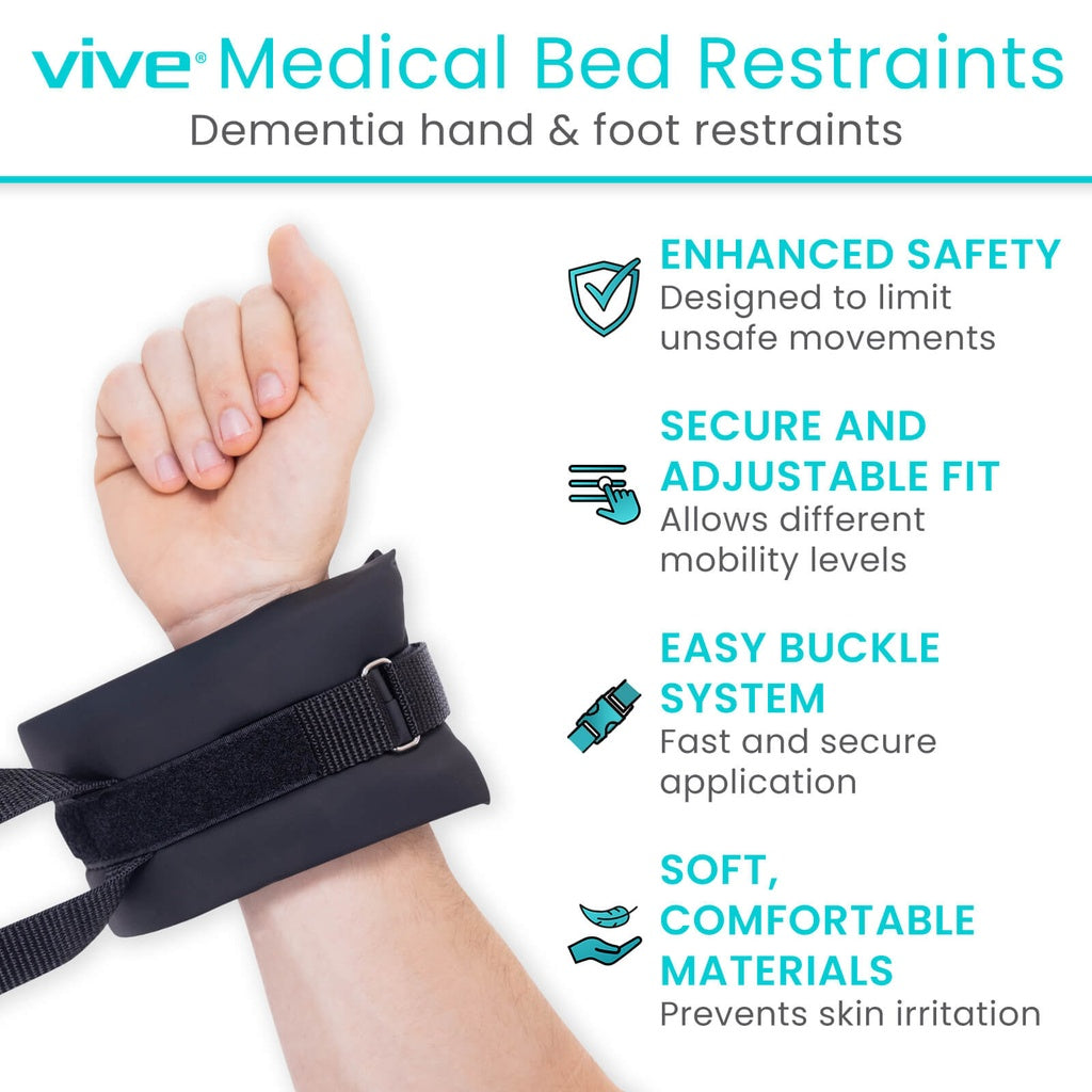 Vive Health Dementia Hand and Foot Restraints