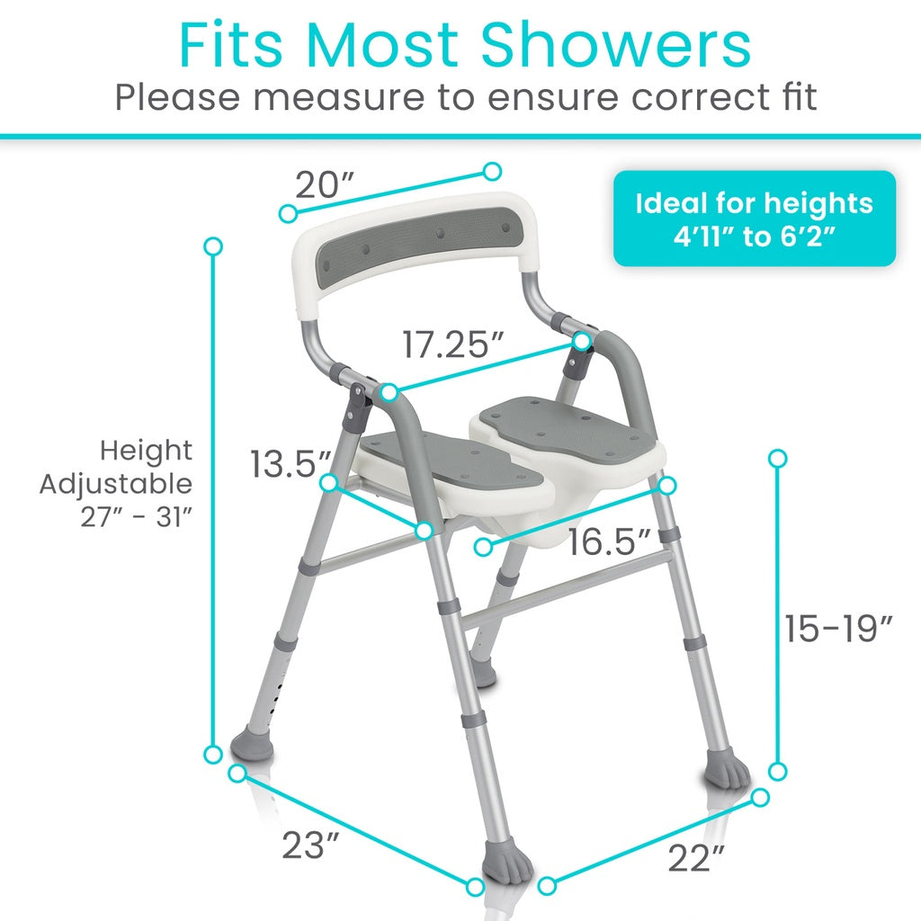 Vive Health EasyRinse Shower Chair