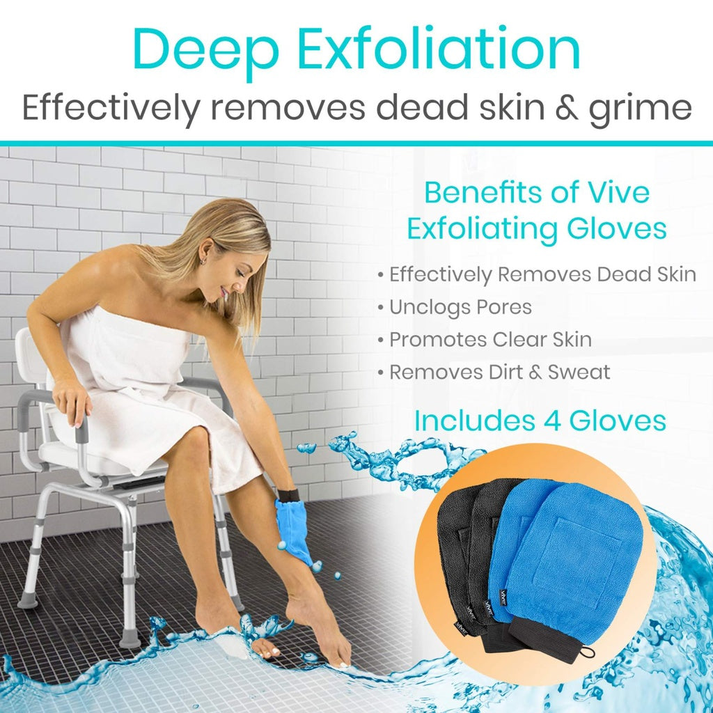 Vive Health Exfoliating Gloves