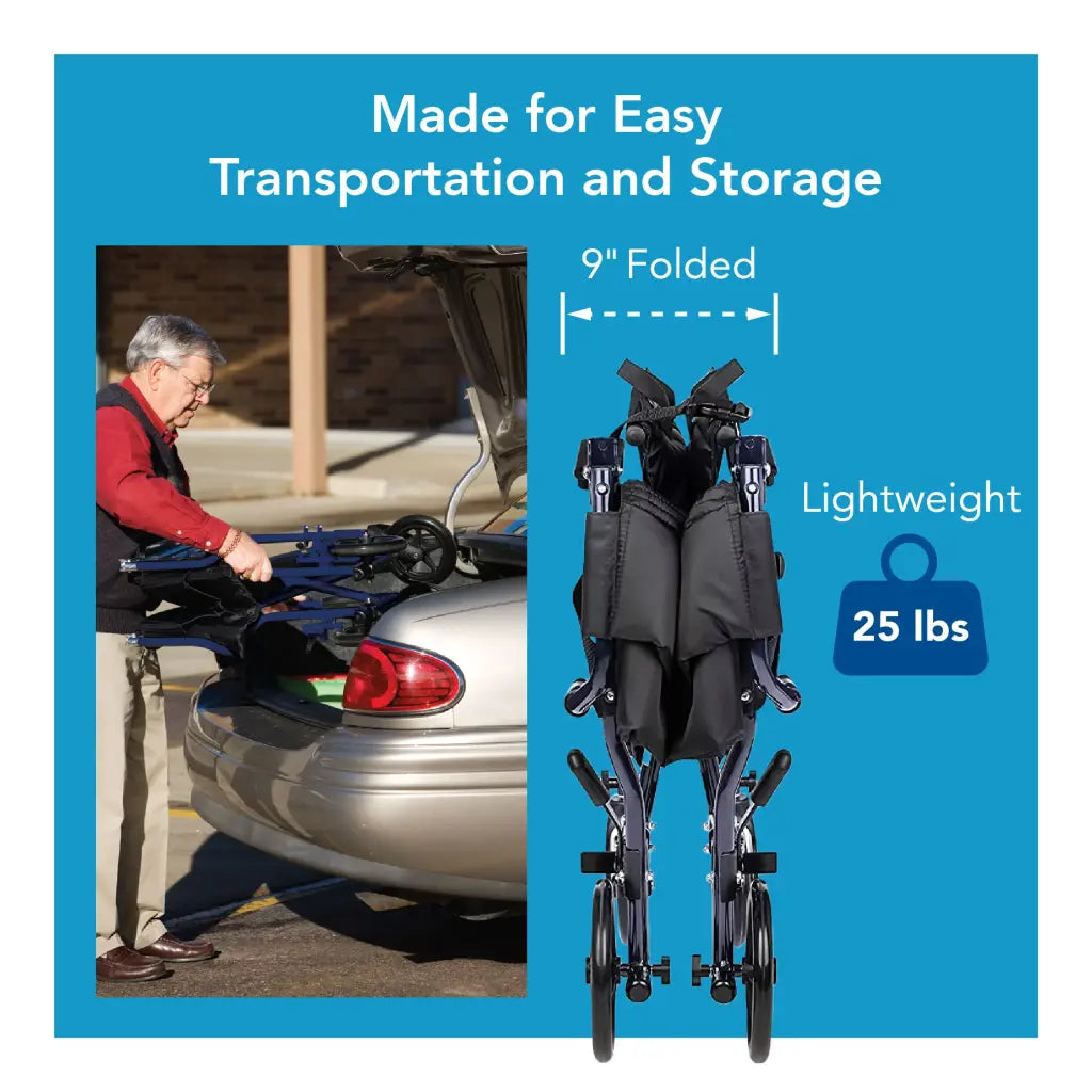 Drive Medical Transport Chair 300 lbs