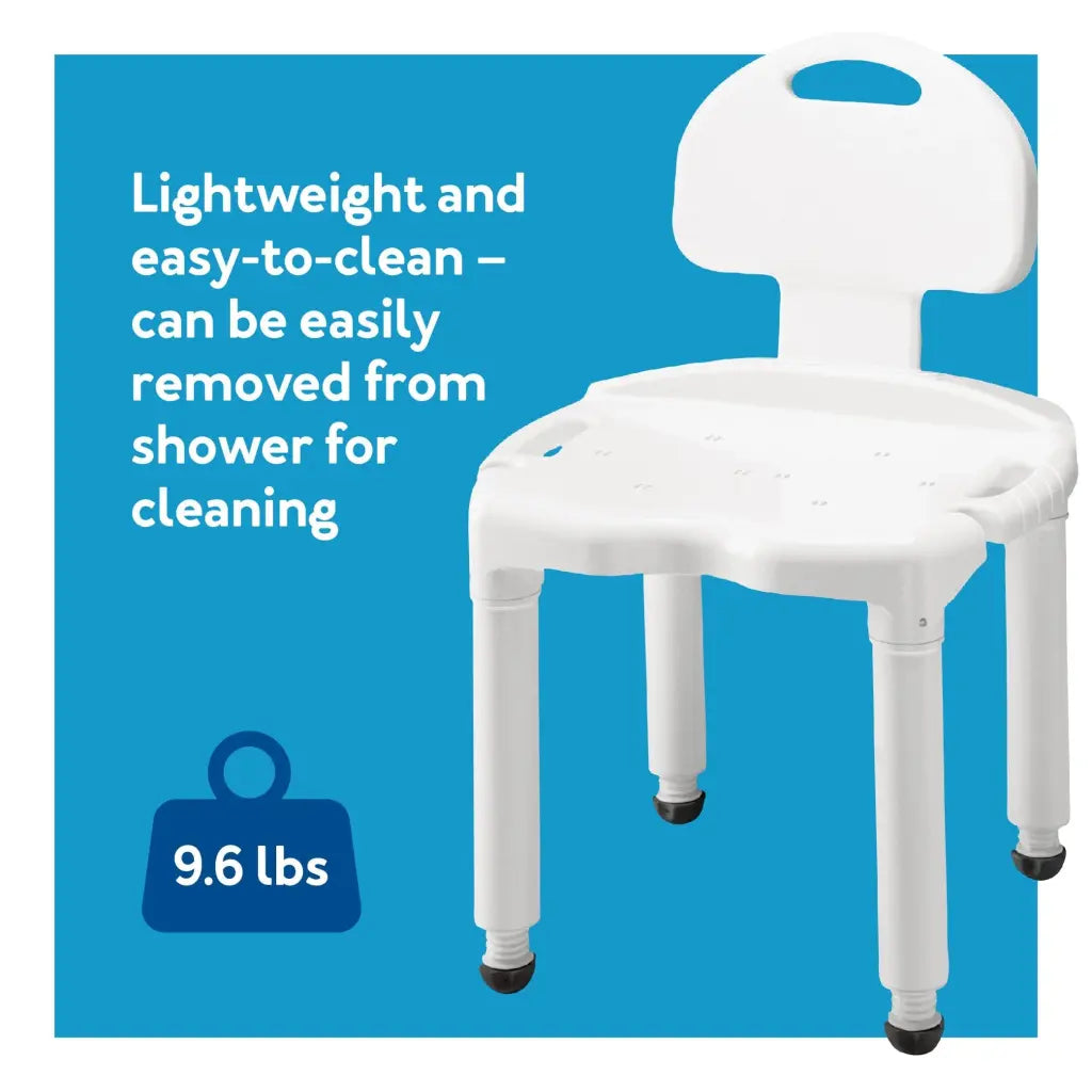 Carex Universal Bath Bench with Back