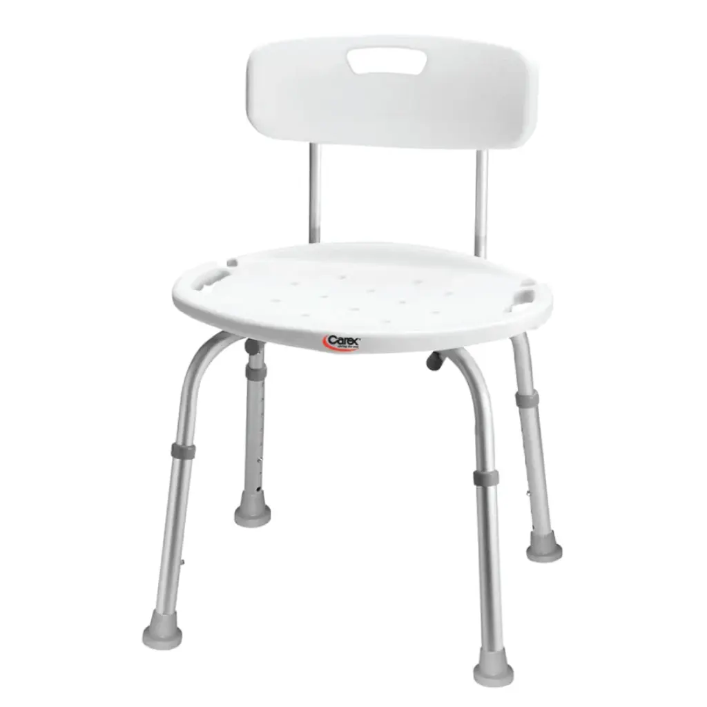 Drive Medical Adjustable Bath and Shower Seat with Back