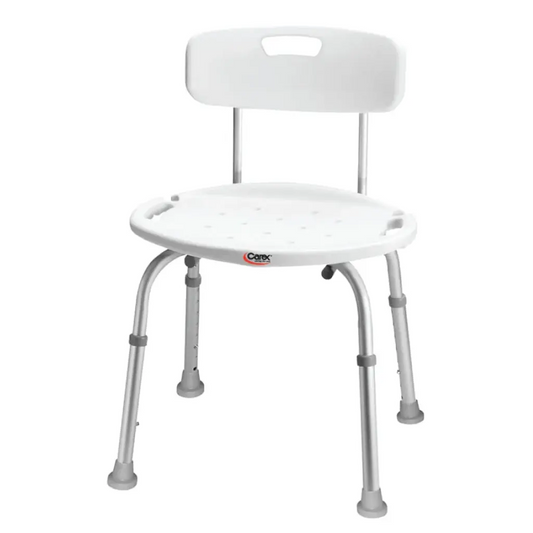 Drive Medical Adjustable Bath and Shower Seat with Back