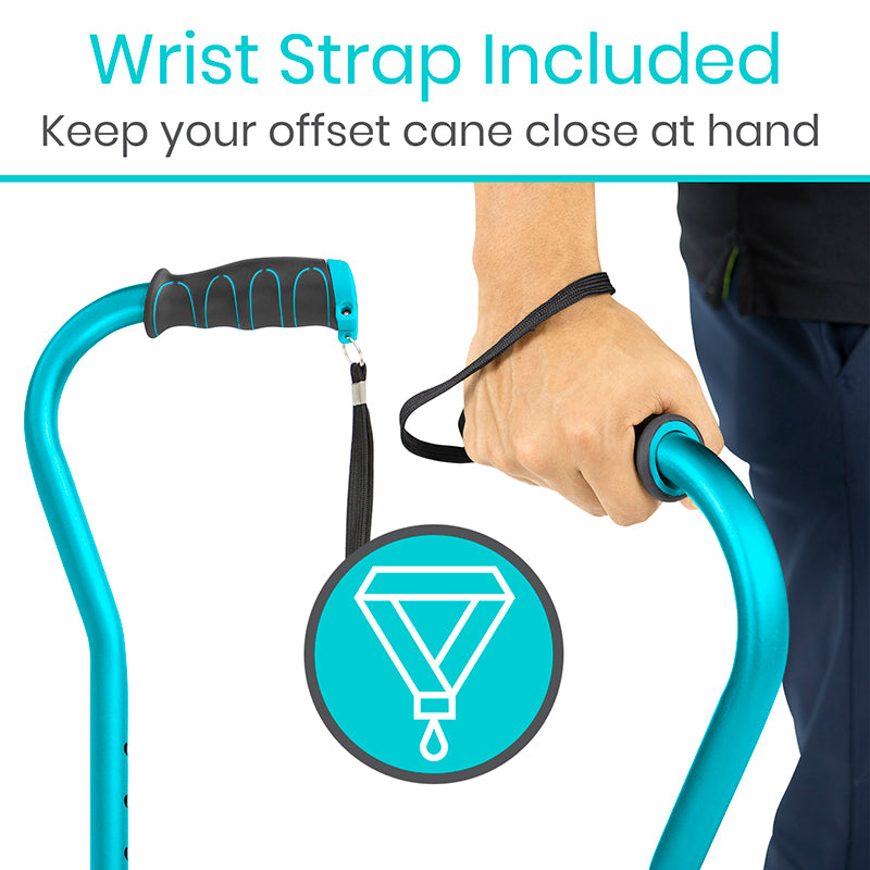 Vive Health Folding Offset Cane