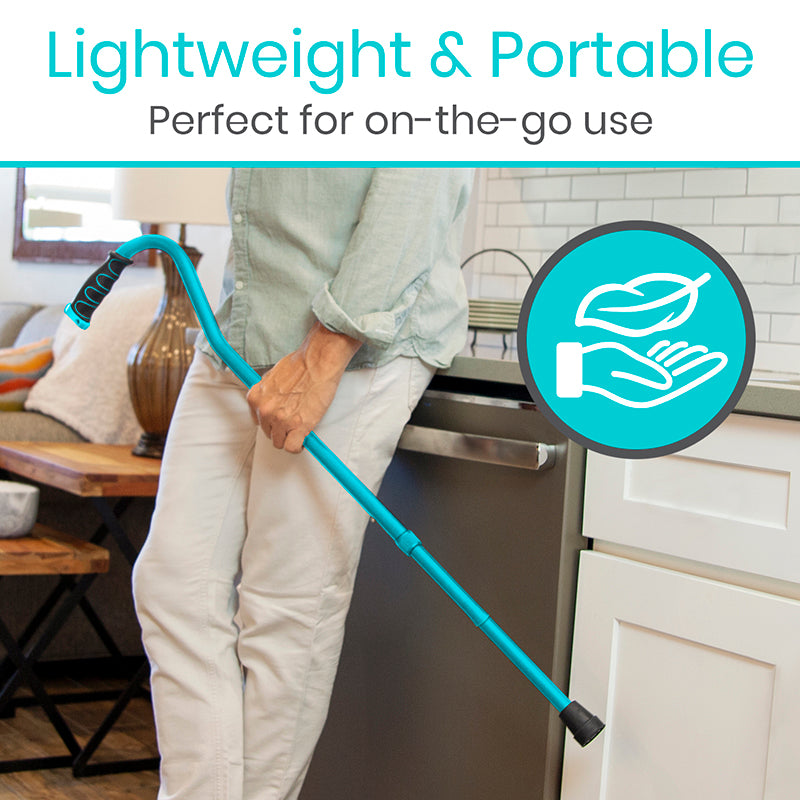 Vive Health Folding Offset Cane