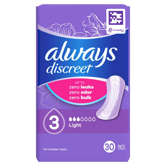 Always® Discreet Bladder Control Pad, Size 3