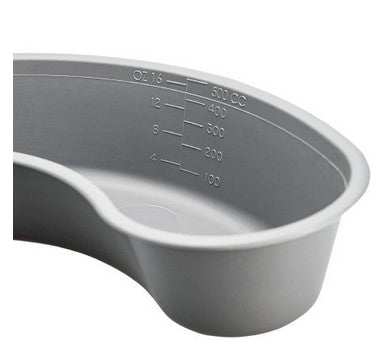 Emesis Basin GMAX Gray 16 oz. Plastic Single Patient Use