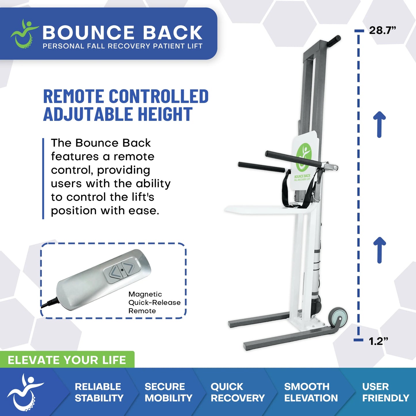 Bounce Back Fall Recovery Patient Lift