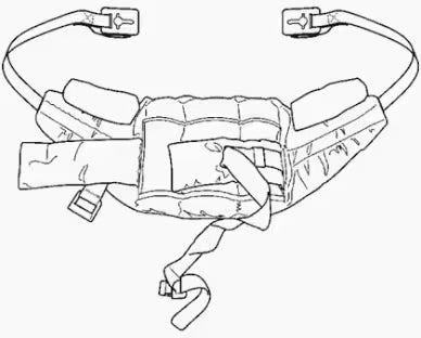 Hoyer Professional Deluxe Stand-Aid clip style sling, 440 lb. capacity