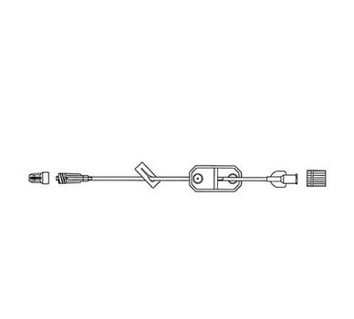 IV Extension Set McKesson Standard Bore 9 Inch Tubing 1.2 Micron Filter Sterile