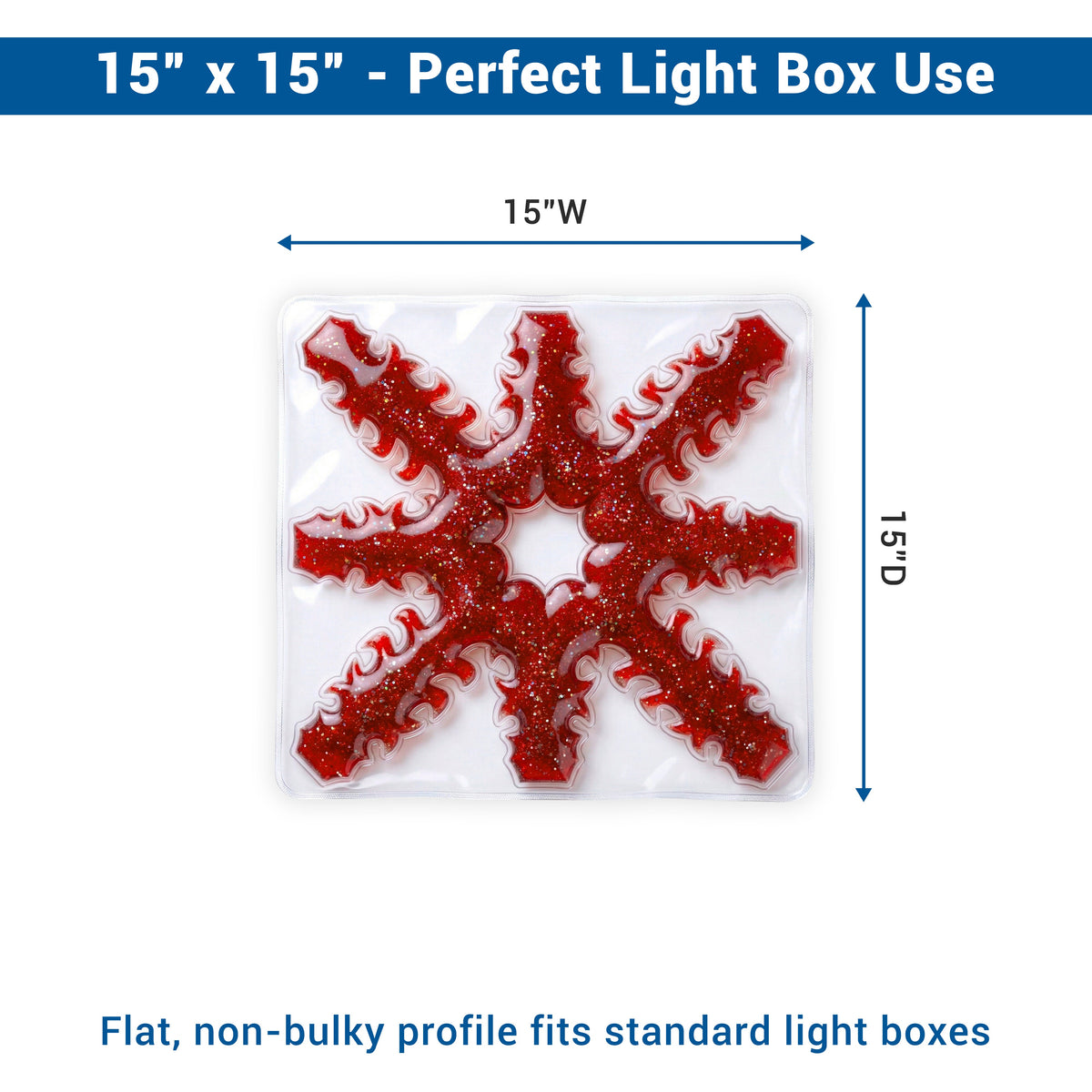 Skil-Care Eight Spoke Snow Flake Light Box Gel Pad