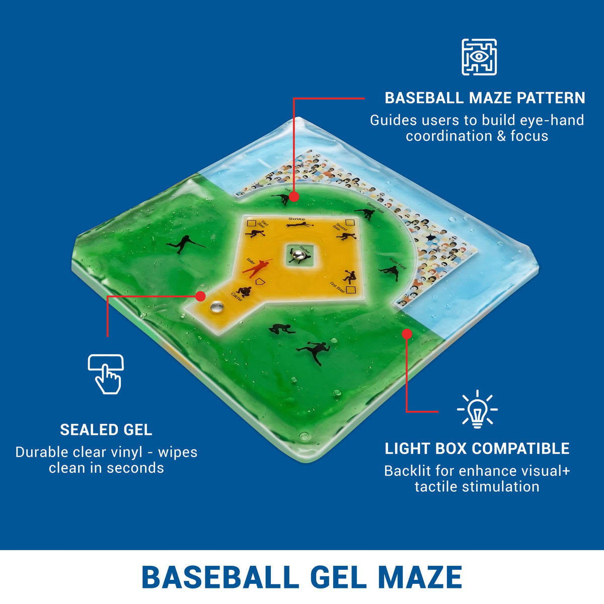 Skil-Care Baseball Gel Maze