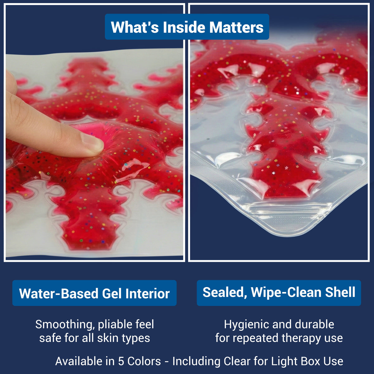 Skil-Care Eight Spoke Snow Flake Light Box Gel Pad