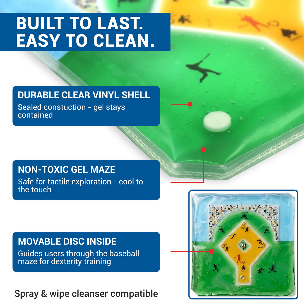 Skil-Care Baseball Gel Maze