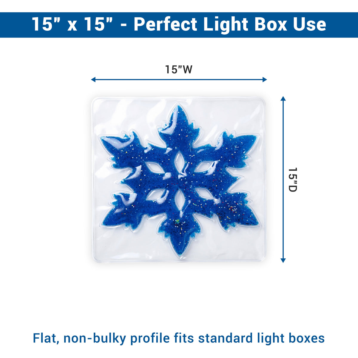 Skil-Care Six Spoke Snow Flake Light Box Gel Pads