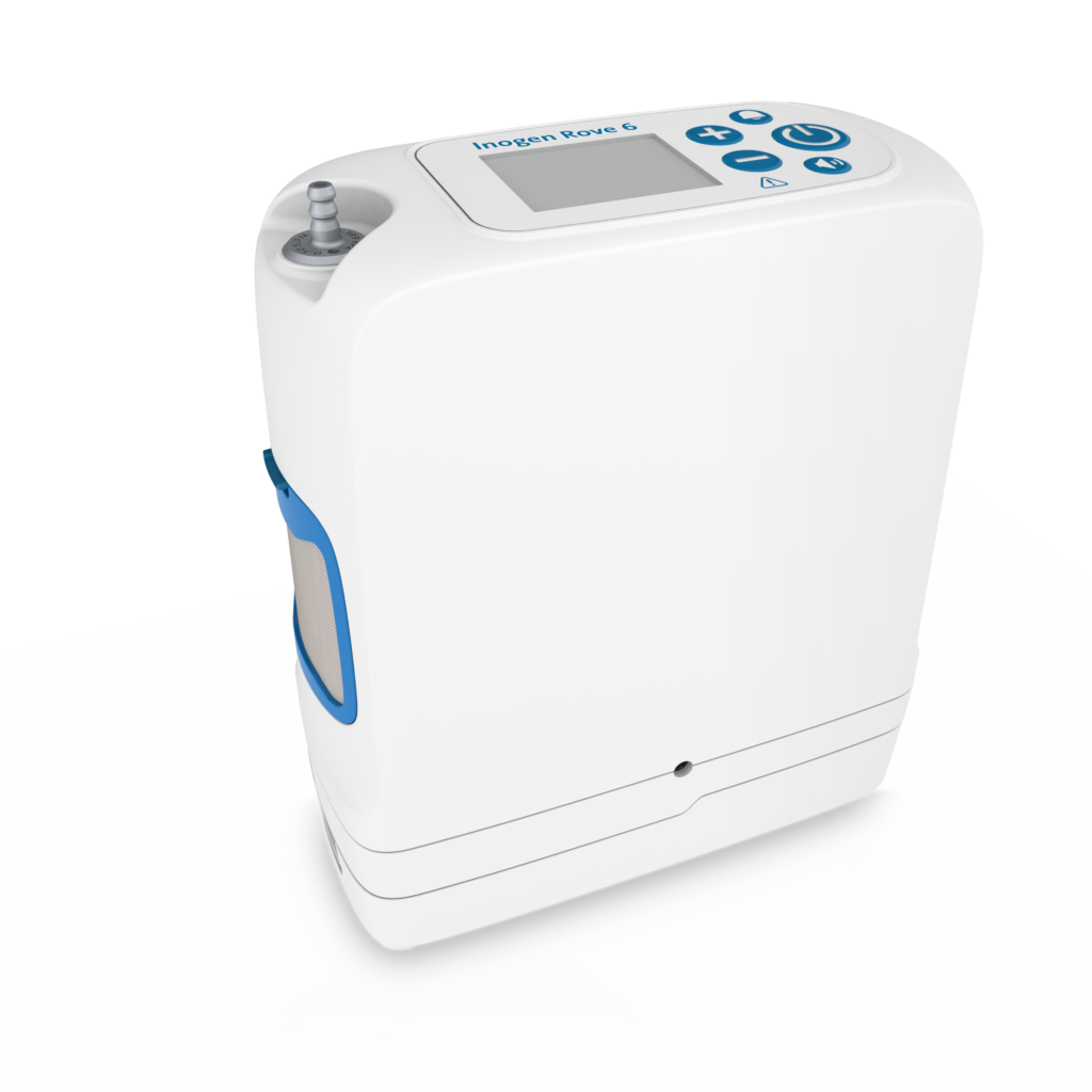Inogen Rove 6 Portable Oxygen Concentrator and Inogen At Home Stationa ...