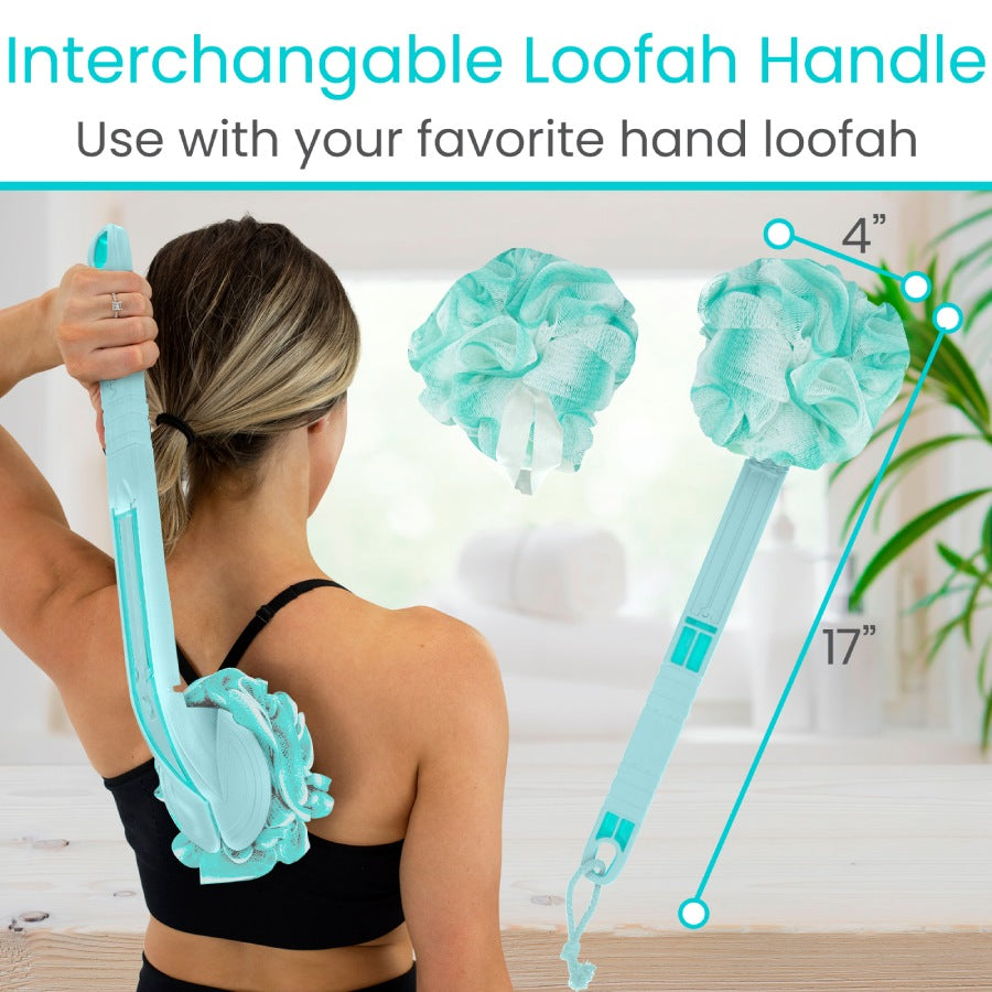 Vive Interchangeable Loofah Handle