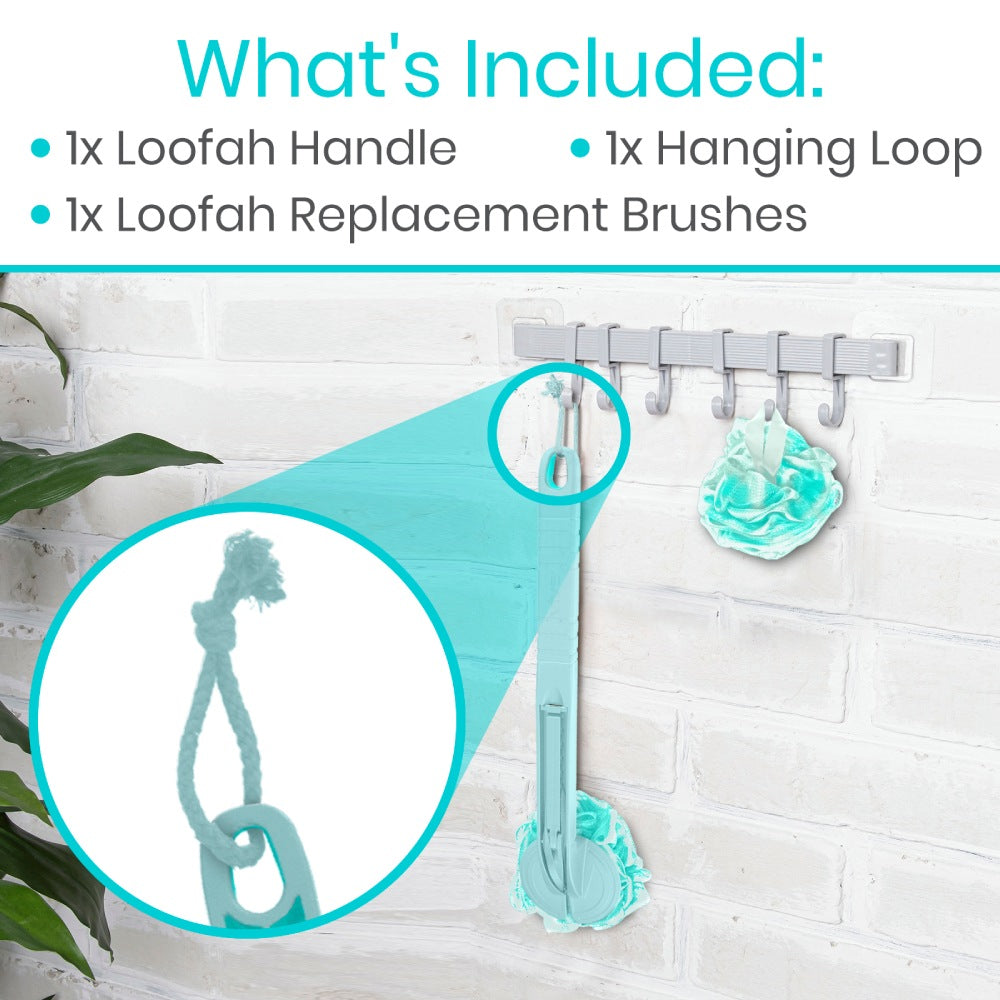 Vive Interchangeable Loofah Handle