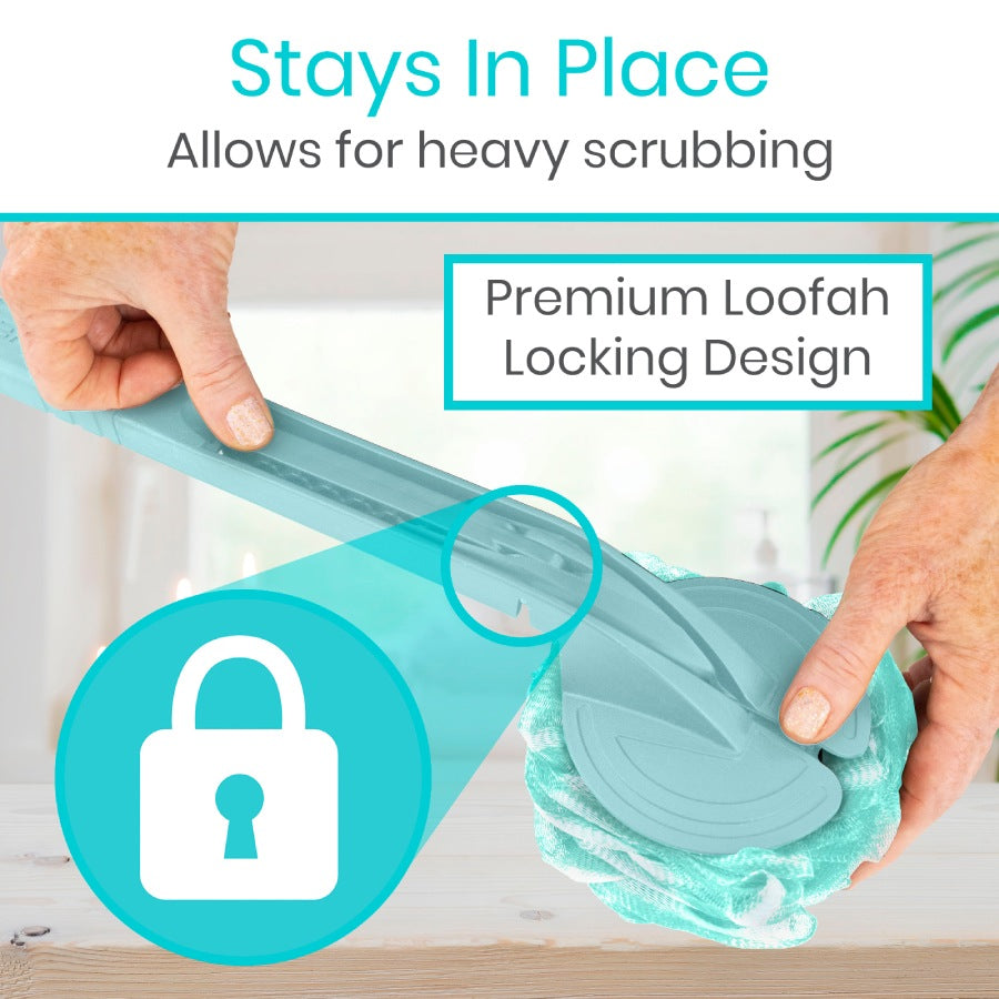 Vive Interchangeable Loofah Handle