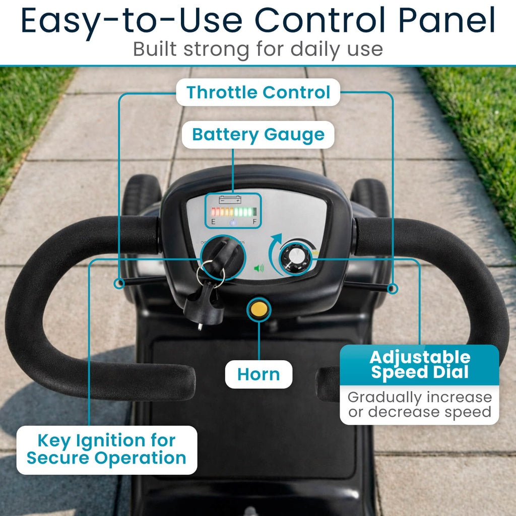 Vive King Neptune Mobility Scooter 400 lbs