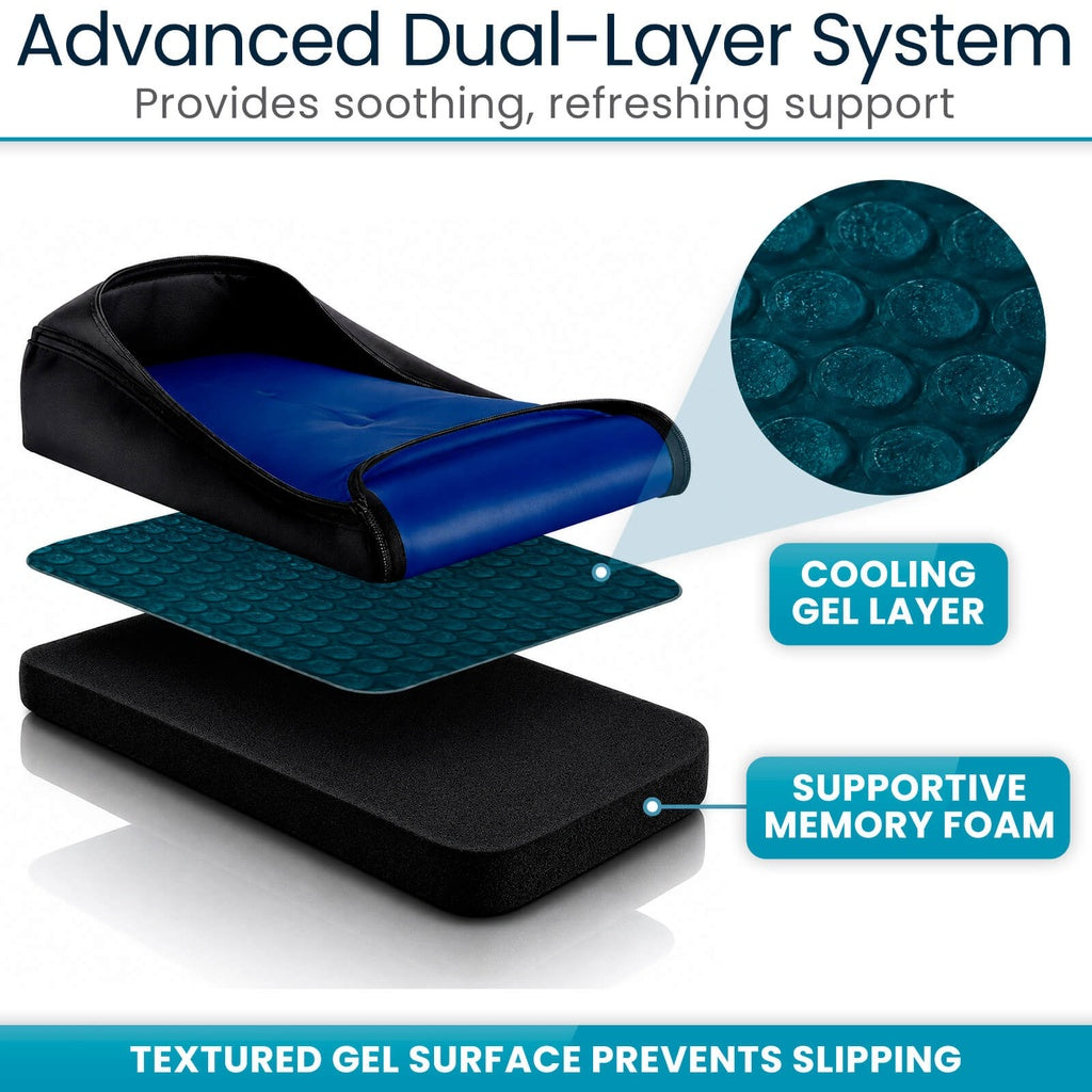 Vive Health Knee Walker Pad Foam and Gel