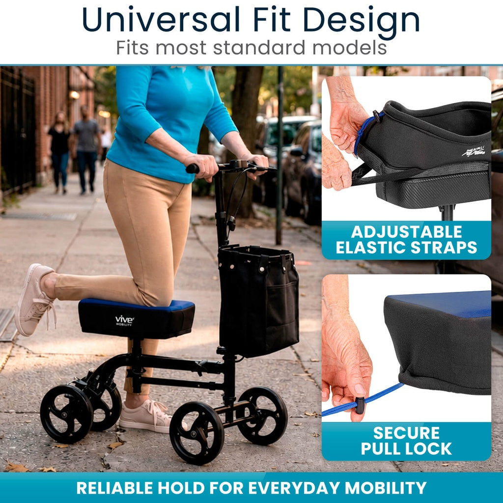 Vive Health Knee Walker Pad Foam and Gel