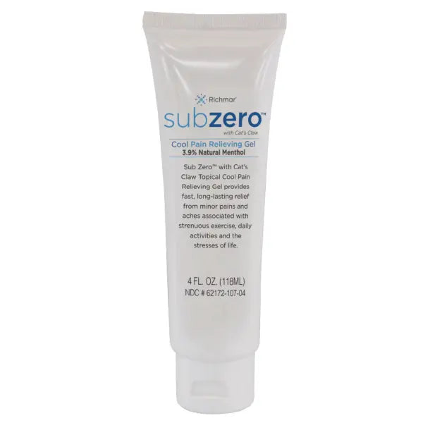 Sub Zero Cool Pain Relieving Gel 4 oz