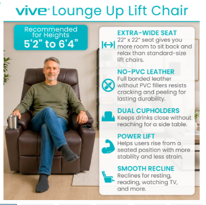 Vive Lounge Up Lift Chair