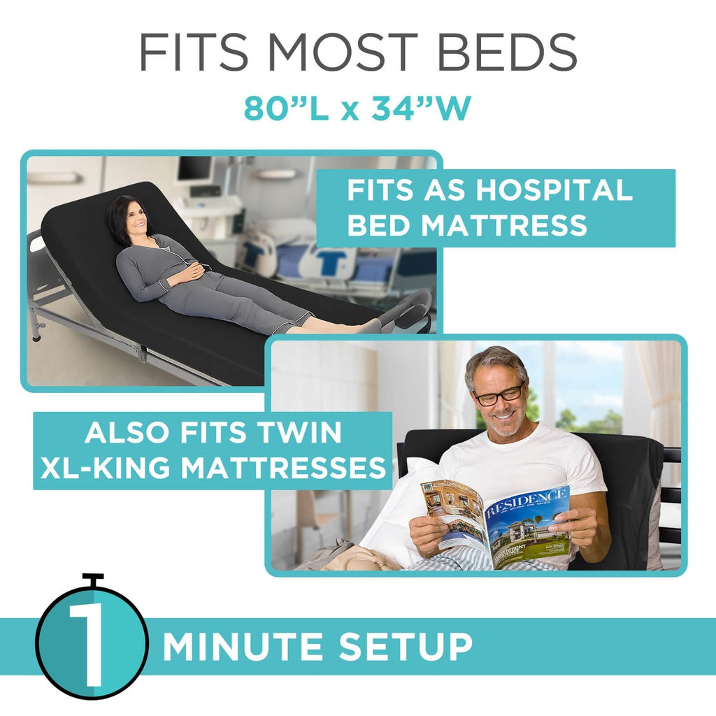 Vive Health Low Air Loss Alternating Pressure Mattress 8"
