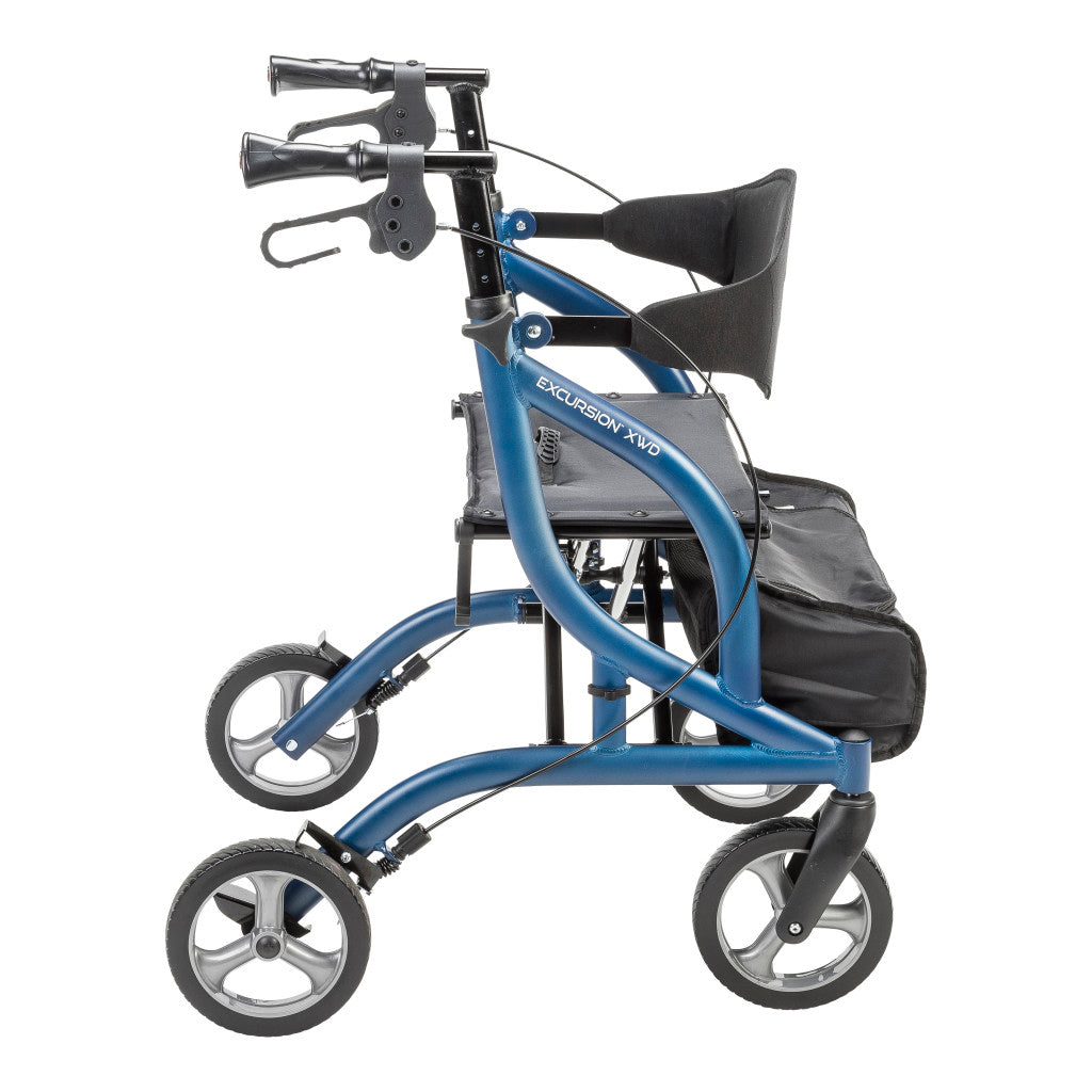 Drive Medical Excursion XWD Rollator Sapphire
