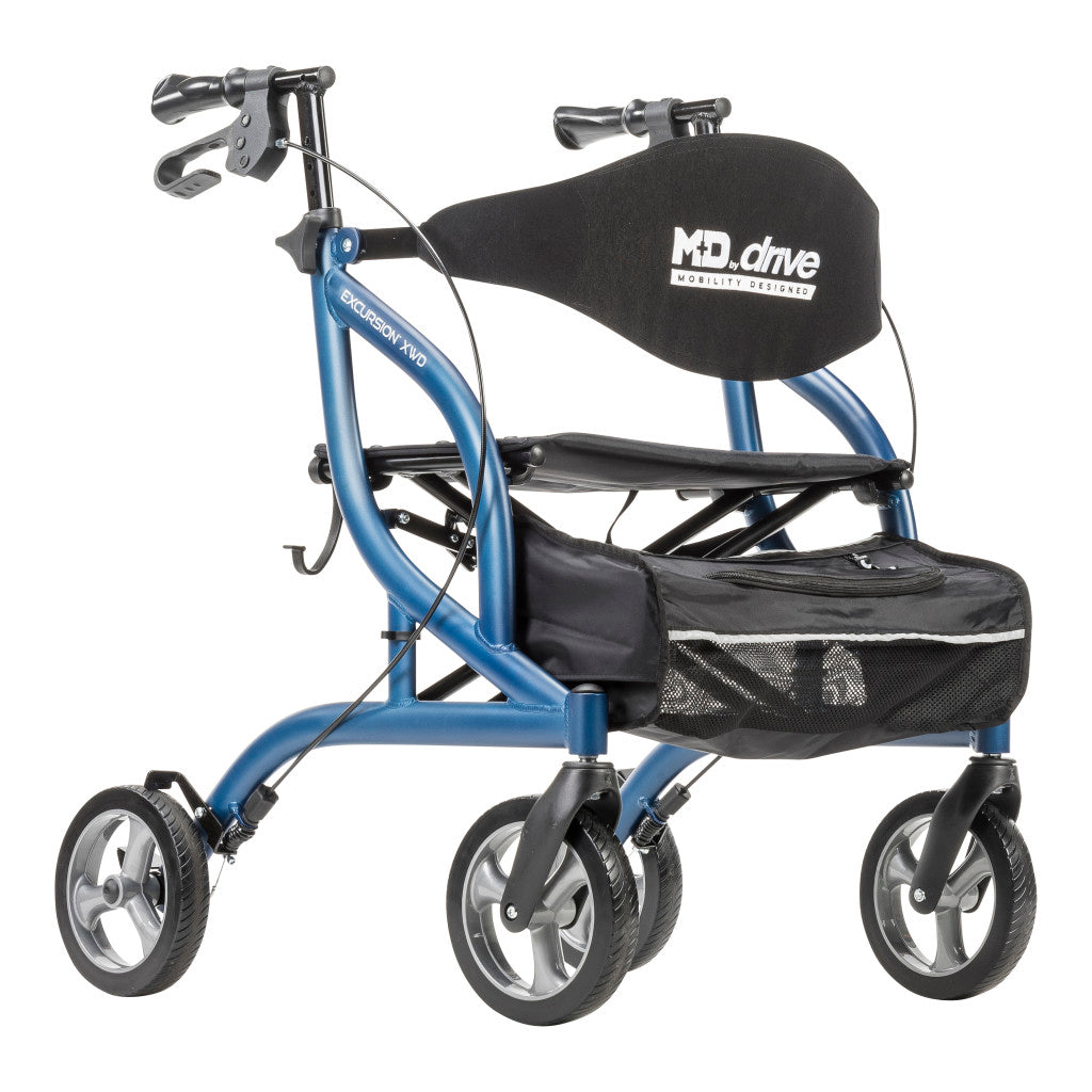 Drive Medical Excursion XWD Rollator Sapphire
